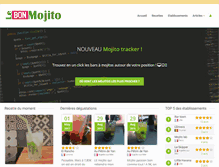 Tablet Screenshot of lebonmojito.com